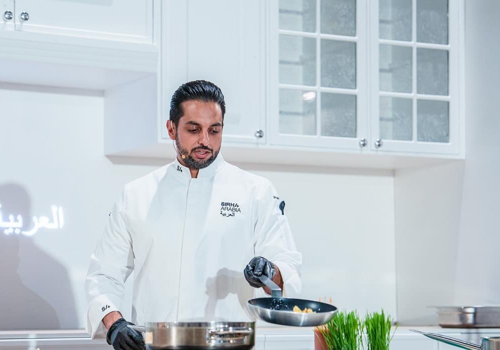Chef Rakan cooking